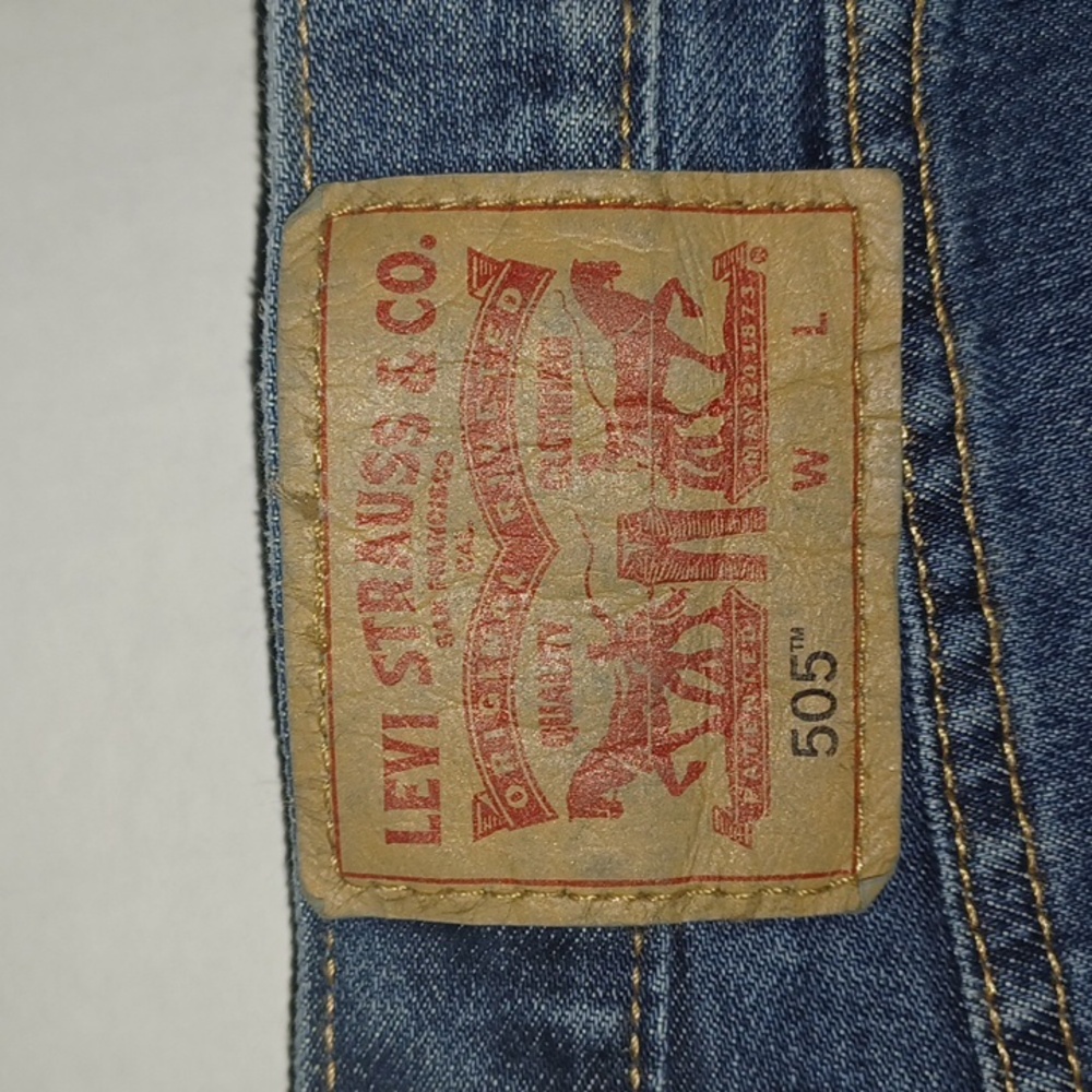 Levi's 505 Regular Fit Jeans Big&Tall 46x30 NWT - Picture 3 of 5